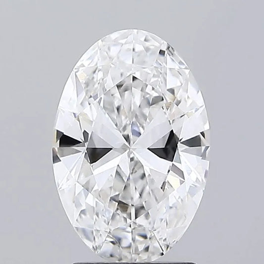 1.96ct Oval Lab Grown Diamond (Colour E, Clarity VVS2, IGI Certified)