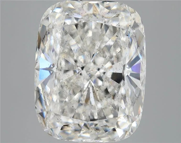 5.35 carats cushion brilliant diamond