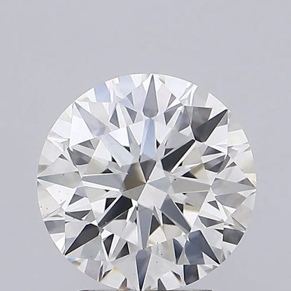 2.00ct Round Lab Grown Diamond (Colour H, Clarity VS1, Cut EX, IGI Certified)