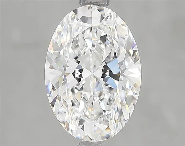 2.00ct oval lab grown diamond (colour e, clarity vvs2, igi certified)