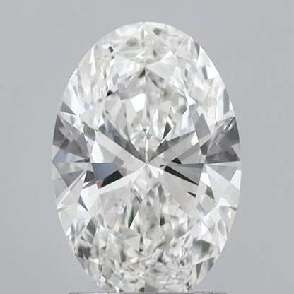 2.00ct Oval Lab Grown Diamond (Colour E, Clarity VVS2, IGI Certified)