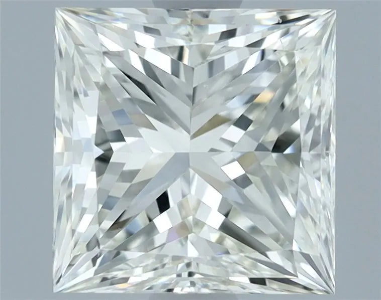 2.01ct Princess Natural Diamond (Colour I, Clarity VS2, Cut VG, IGI Certified)