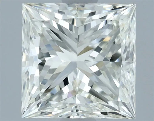 2.01ct Princess Natural Diamond (Colour I, Clarity VS2, Cut VG, IGI Certified)