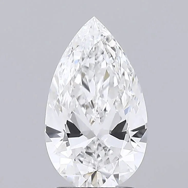 2.03ct pear lab grown diamond (colour e, clarity vvs2, igi certified)