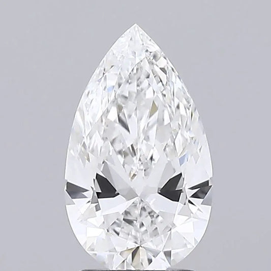 2.03ct Pear Lab Grown Diamond (Colour E, Clarity VVS2, IGI Certified)