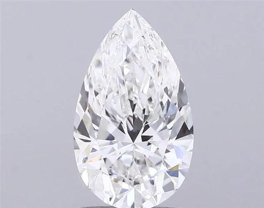2.04ct Pear Lab Grown Diamond (Colour E, Clarity VVS2, IGI Certified)