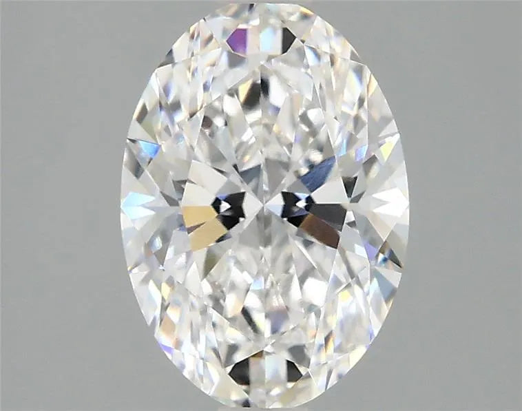 2.05ct oval lab grown diamond (colour e, clarity vvs2, igi certified)