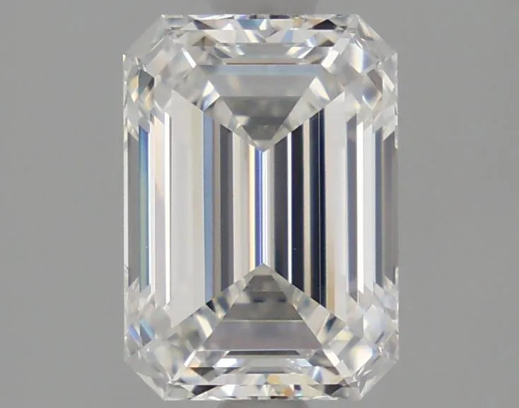 2.07ct emerald lab grown diamond (colour e, clarity vvs2, igi certified)
