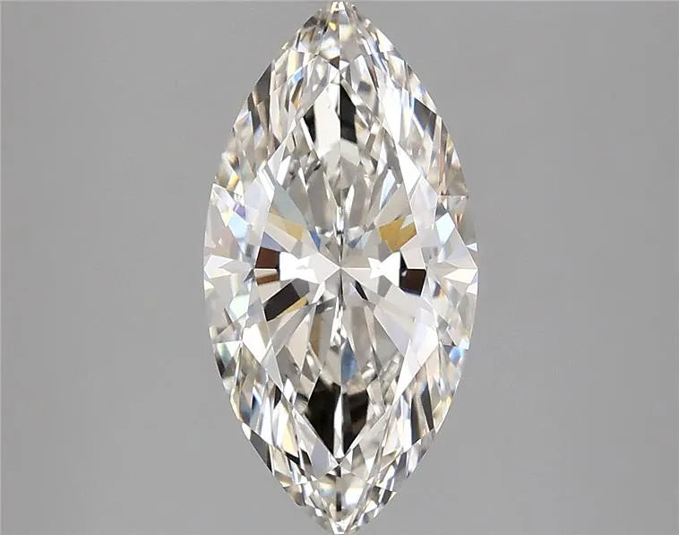2.09ct marquise lab grown diamond (colour h, clarity vvs2, igi certified)