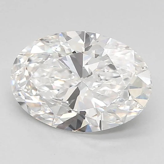 2.24ct Oval Lab Grown Diamond (Colour E, Clarity VVS2, IGI Certified)