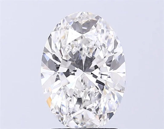 2.32ct Oval Lab Grown Diamond (Colour E, Clarity VVS2, IGI Certified)