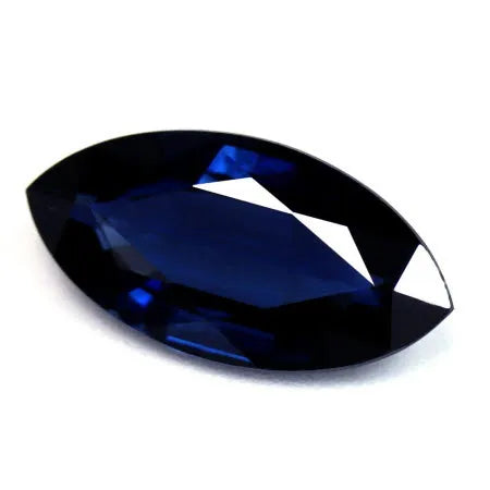 2.40ct marquise natural sapphire (colour blue, clarity eye clean, cut faceted)