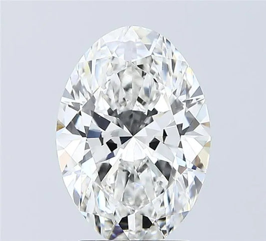 2.50ct Oval Lab Grown Diamond (Colour E, Clarity VVS2, IGI Certified)