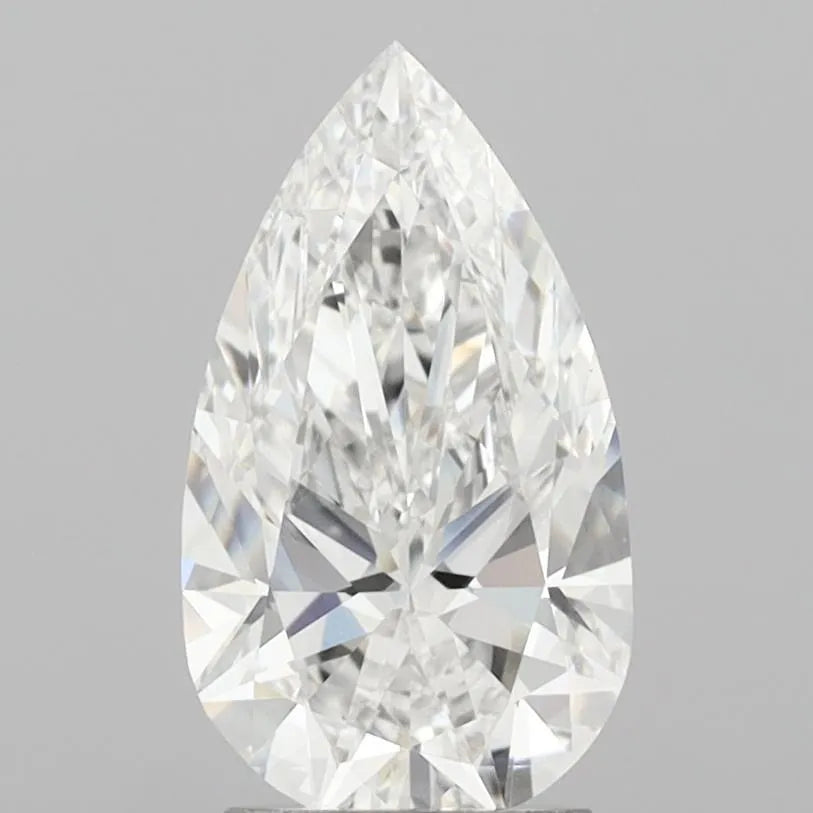 2.50ct pear lab grown diamond (colour e, clarity vvs2, igi certified)