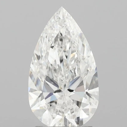 2.50ct Pear Lab Grown Diamond (Colour E, Clarity VVS2, IGI Certified)