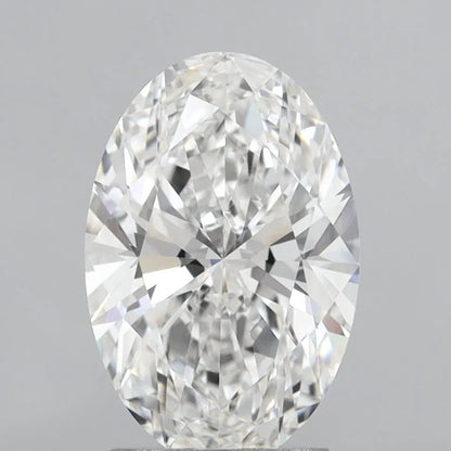 2.53ct Oval Lab Grown Diamond (Colour E, Clarity VVS1, IGI Certified)