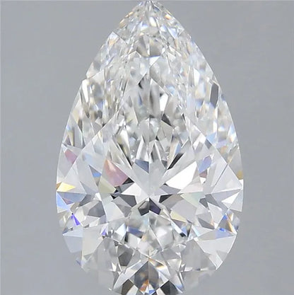 2.53ct Pear Lab Grown Diamond (Colour E, Clarity VVS2, IGI Certified)