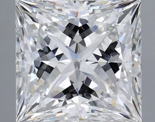 2.53ct Princess Lab Grown Diamond (Colour E, Clarity VVS2, IGI Certified)
