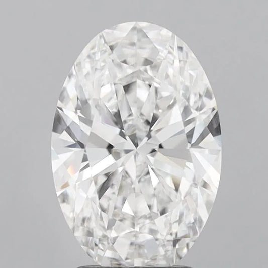 2.54ct Oval Lab Grown Diamond (Colour E, Clarity VVS2, IGI Certified)