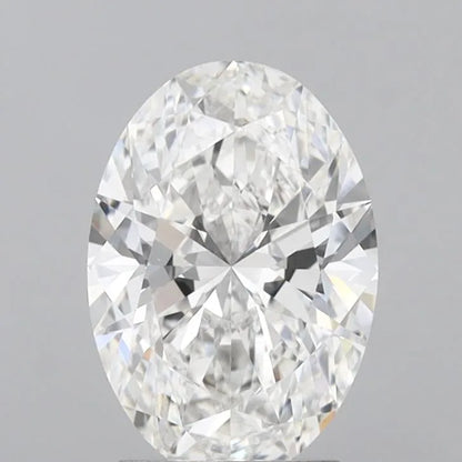2.54ct Oval Lab Grown Diamond (Colour F, Clarity VVS2, IGI Certified)