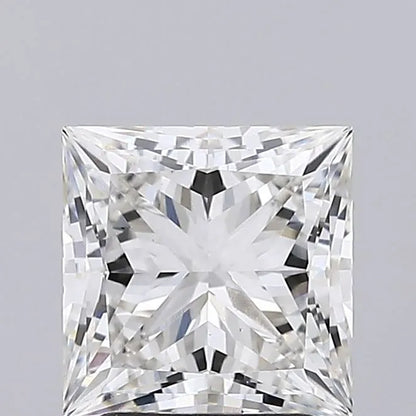 2.71ct Princess Lab Grown Diamond (Colour G, Clarity VS1, IGI Certified)