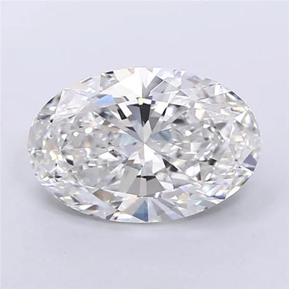 2.74ct Oval Lab Grown Diamond (Colour E, Clarity VVS2, IGI Certified)