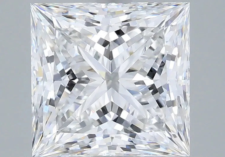 2.86ct Princess Lab Grown Diamond (Colour E, Clarity VVS2, IGI Certified)