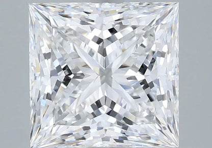 2.86ct Princess Lab Grown Diamond (Colour E, Clarity VVS2, IGI Certified)