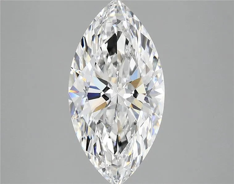 2.98ct marquise lab grown diamond (colour d, clarity vvs2, igi certified)