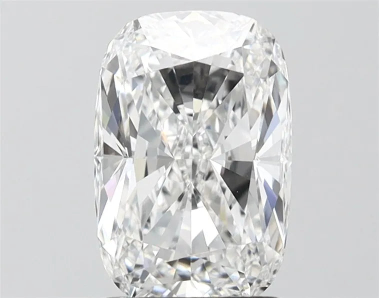 2.05ct cushion modified lab grown diamond (colour e, clarity vvs1, igi certified)