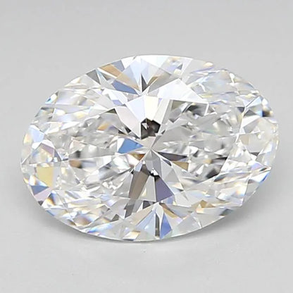 1.38ct Oval Lab Grown Diamond (Colour D, Clarity VVS1, Cut EX, IGI Certified)