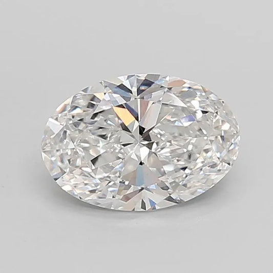 2.50ct Oval Lab Grown Diamond (Colour E, Clarity VVS2, IGI Certified)