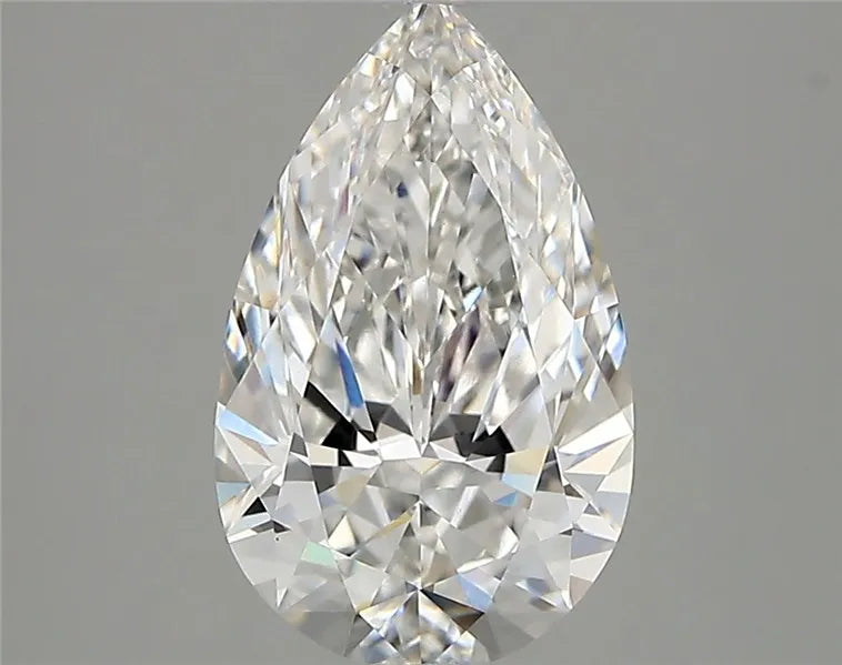 2.34ct pear lab grown diamond (colour e, clarity vvs2, igi certified)