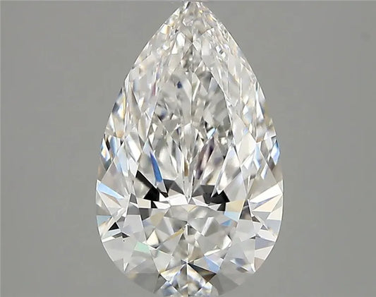 2.34ct Pear Lab Grown Diamond (Colour E, Clarity VVS2, IGI Certified)