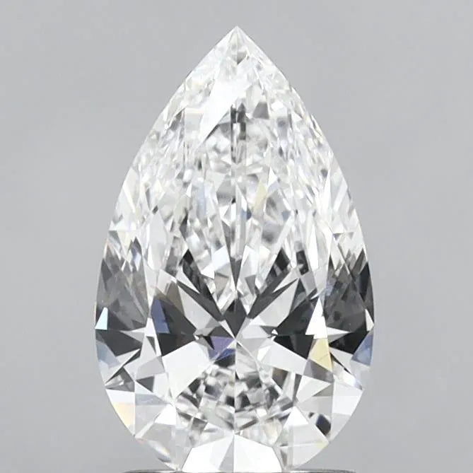 1.3 carats pear diamond