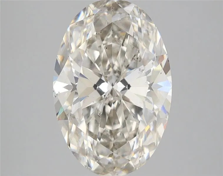 3.16ct oval lab grown diamond (colour h, clarity vs2, igi certified)