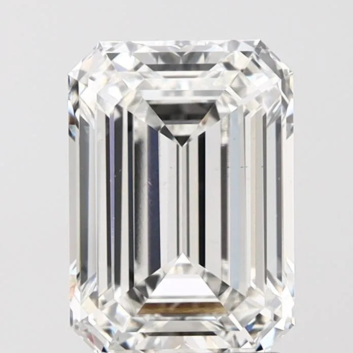 2.50ct emerald lab grown diamond (colour f, clarity vs1, igi certified)