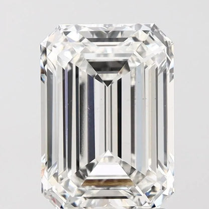 2.50ct Emerald Lab Grown Diamond (Colour F, Clarity VS1, IGI Certified)