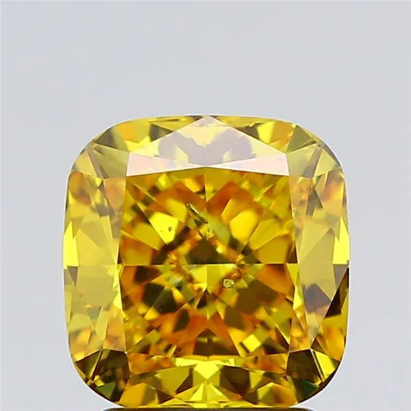 2.24 carats cushion brilliant diamond