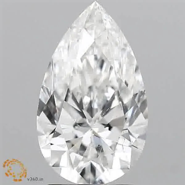 2.52 carats pear diamond