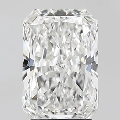 2.07ct Radiant Lab Grown Diamond (Colour E, Clarity VVS2, IGI Certified)