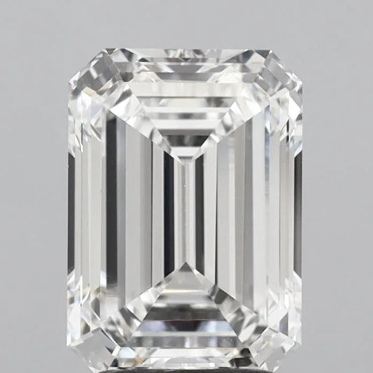 3.00ct Emerald Lab Grown Diamond (Colour E, Clarity VVS2, IGI Certified)