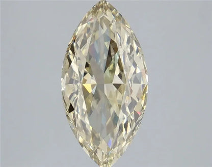 3.00ct Marquise Lab Grown Diamond (Colour Fancy Light Gray Yellow, Clarity VS1, IGI Certified)