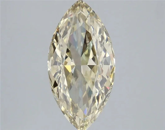 3.00ct Marquise Lab Grown Diamond (Colour Fancy Light Gray Yellow, Clarity VS1, IGI Certified)