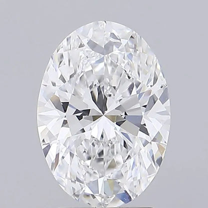 3.00ct Oval Lab Grown Diamond (Colour E, Clarity VVS2, IGI Certified)