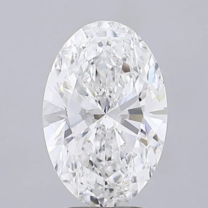 3.00ct Oval Lab Grown Diamond (Colour E, Clarity VVS2, IGI Certified)