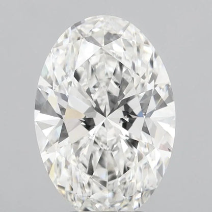 3.00ct Oval Lab Grown Diamond (Colour E, Clarity VVS2, IGI Certified)