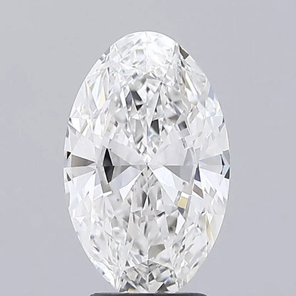 3.00ct Oval Lab Grown Diamond (Colour E, Clarity VVS2, IGI Certified)