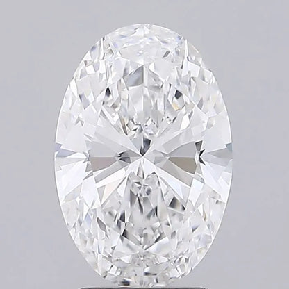 3.00ct Oval Lab Grown Diamond (Colour F, Clarity VVS2, IGI Certified)