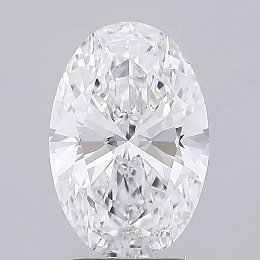 3.00ct Oval Lab Grown Diamond (Colour F, Clarity VVS2, IGI Certified)